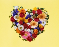 Valentine Floral Heart